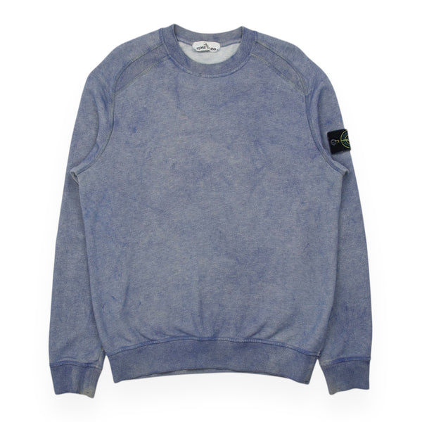 Stone Island Blue Dust Treatment Jumper Sweatshirt