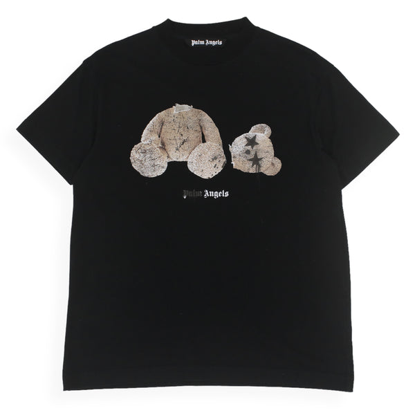 Palm Angels Bear Print Sprayed Eyes T Shirt