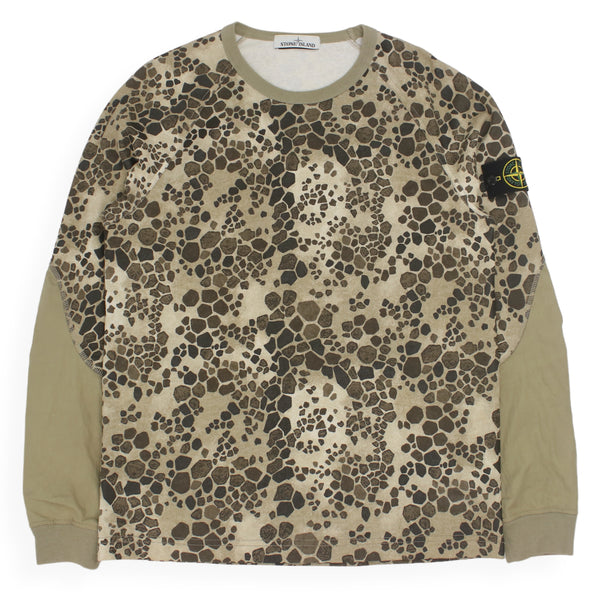 Stone Island Aligator Camo Jumper Sweatshirt