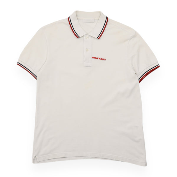 Prada Red Tab Polo T-Shirt