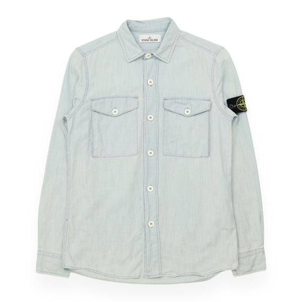 Stone Island Washed Cotton Overshirt