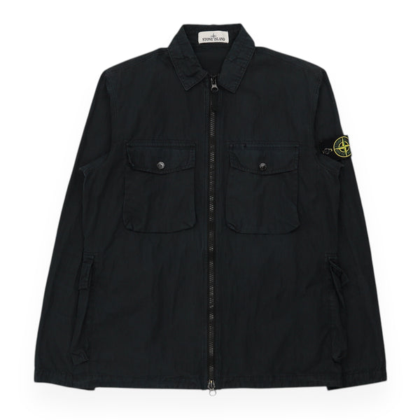 Stone Island Nylon Cotton Poplin Pocket Overshirt