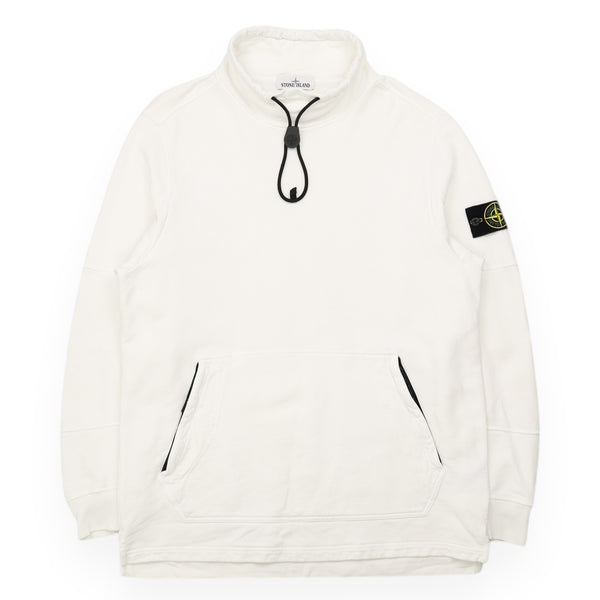 Stone Island Garment Dyed Funnel Smock Jumper Sweatshirt