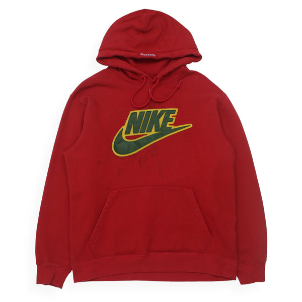 Supreme x Nike Applique Leather Hoodie