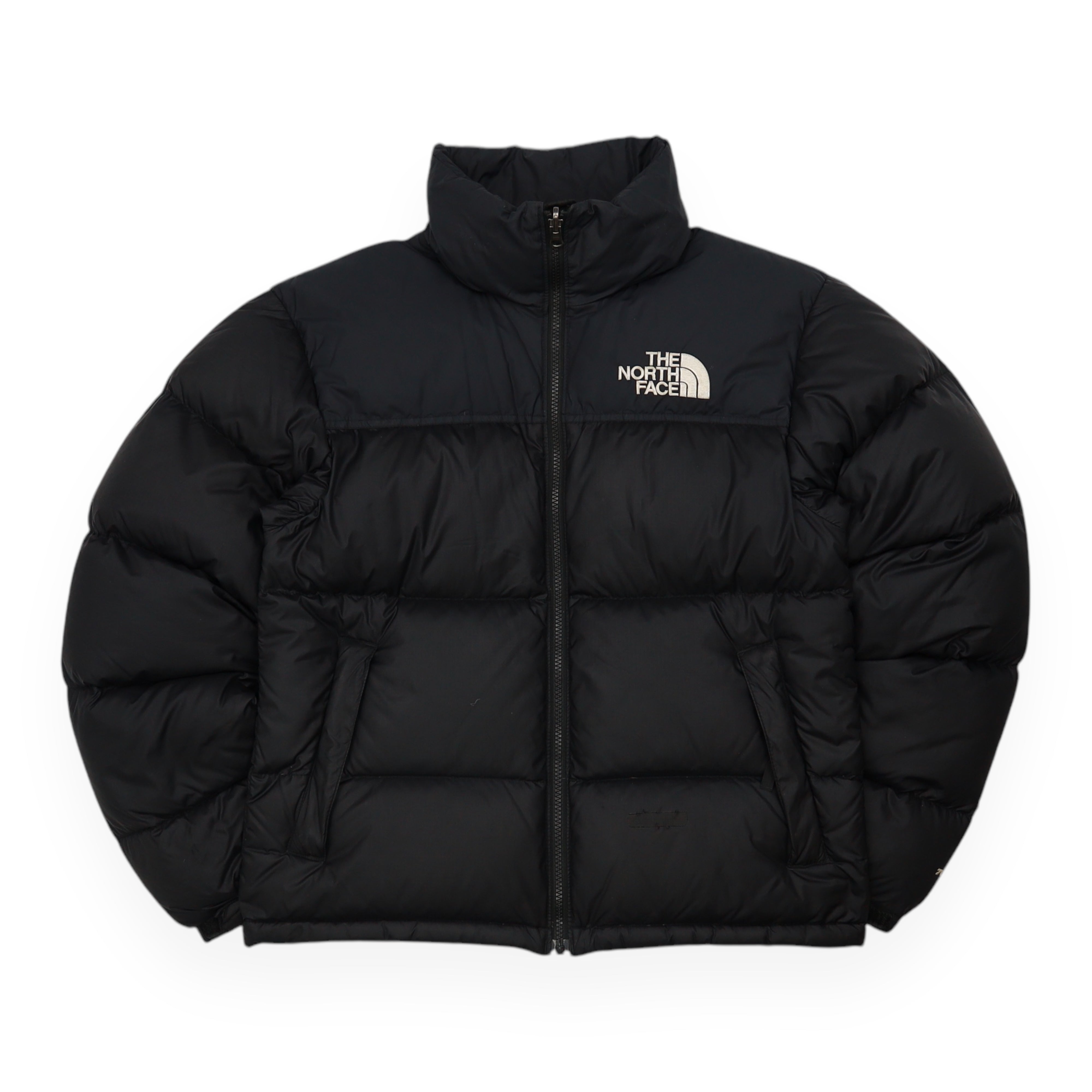 North face puffer jacket black mens sale