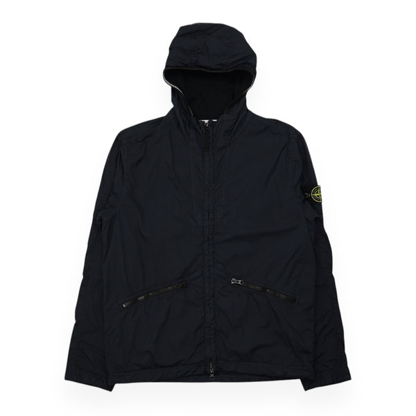 Stone Island Garment Dyed Crinkle Reps NY Hooded Jacket