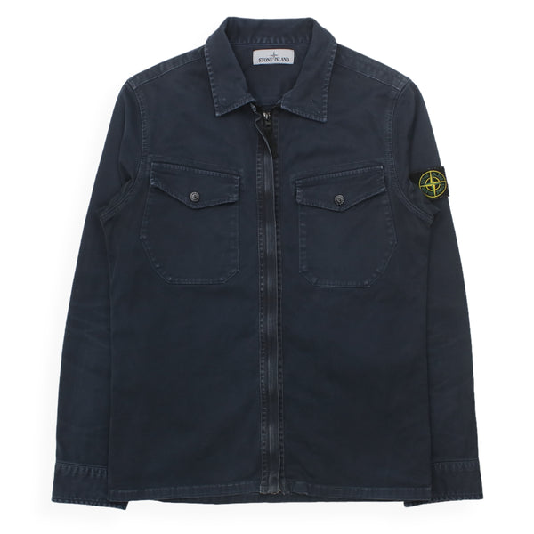 Stone Island Garment Dyed Twin Pocket Overshirt