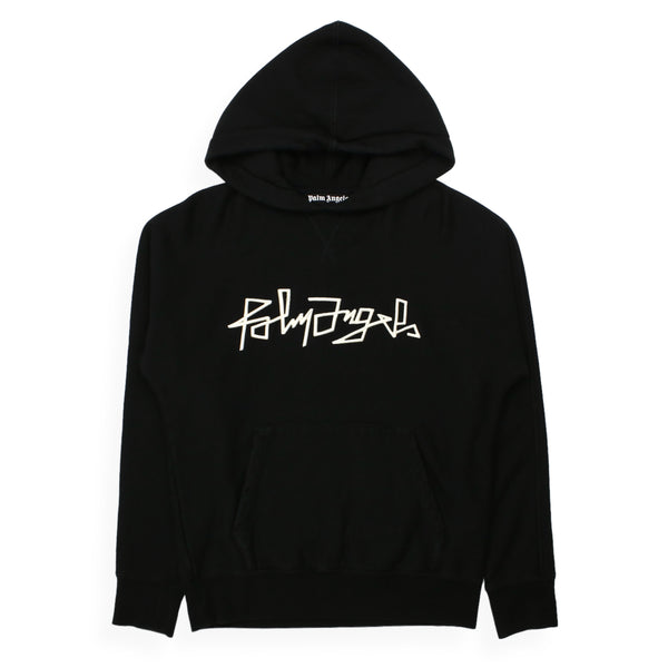 Palm Angels Embroidered Script Hoodie