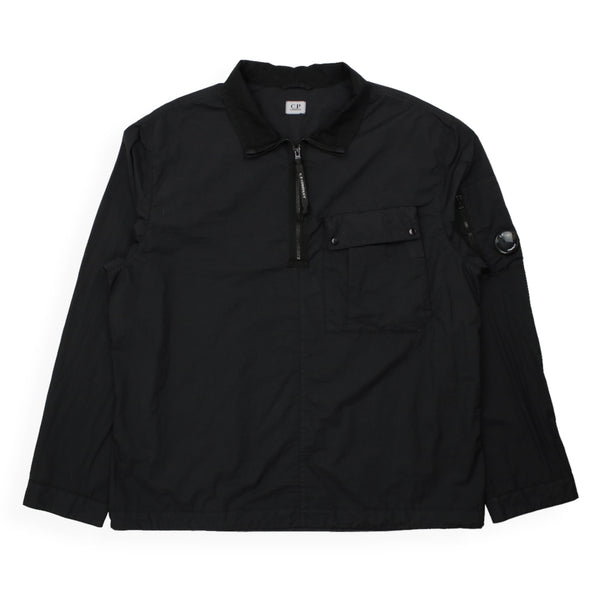 CP Company Chrome Half Zip Lens Overshirt