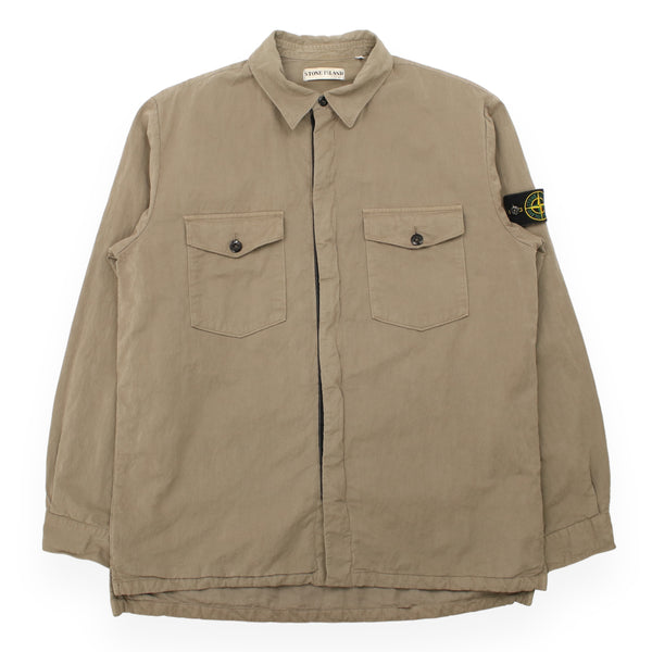 Stone Island Brushed Cotton/Nylon Blend Overshirt