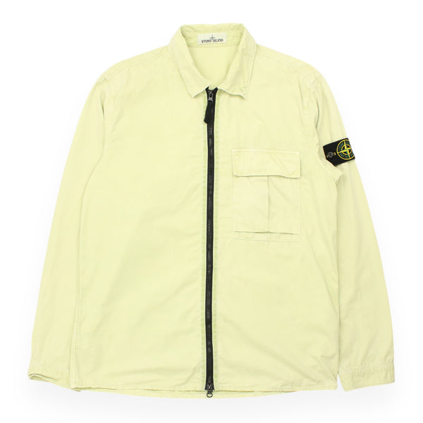 Stone Island Garment Dyed Cotton Overshirt