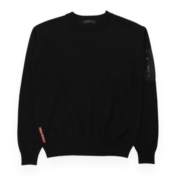 Prada Knitted Basic Jumper Sweatshirt