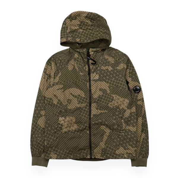 CP Company Camo Net Hooded Nylon Lens Jacket