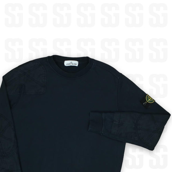 Stone Island Arm Patches Jumper Sweatshirt