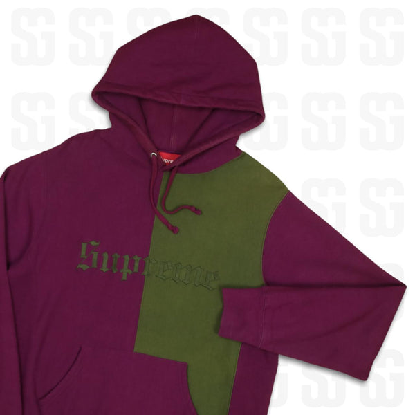 Supreme Split Old English Hoodie Sweatshirt