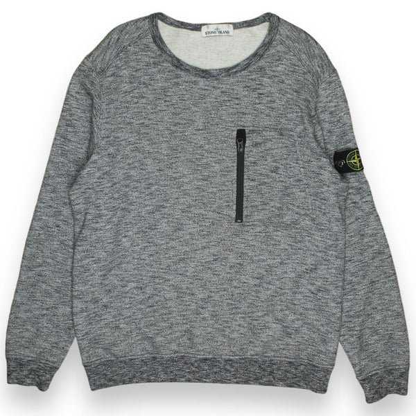 Stone Island Pocket Melange Jumper Sweatshirt