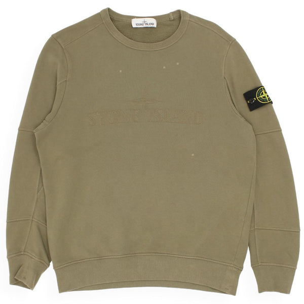 Stone Island Embroidered Logo Jumper Sweatshirt